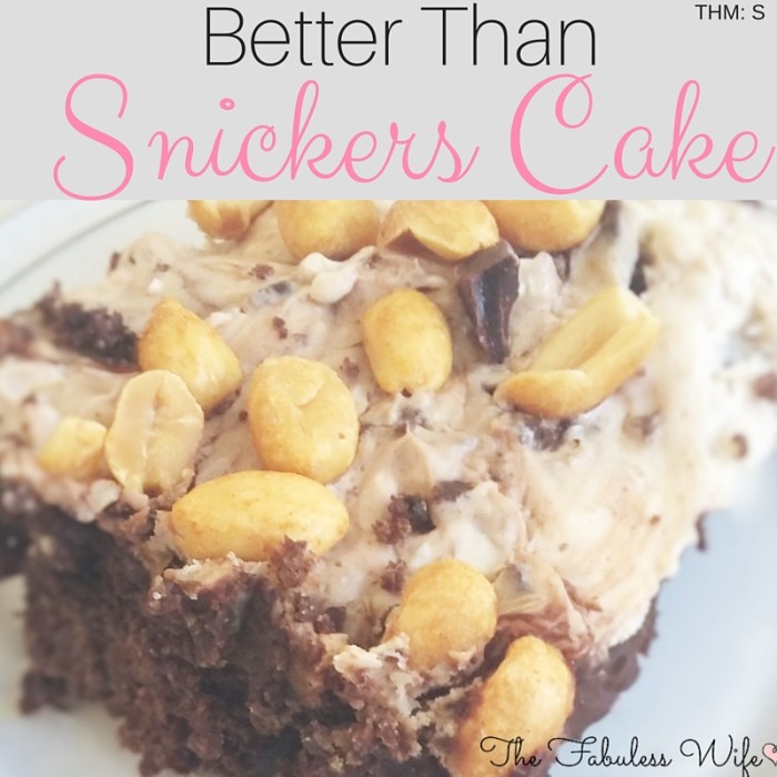 Better Than Snickers Cake