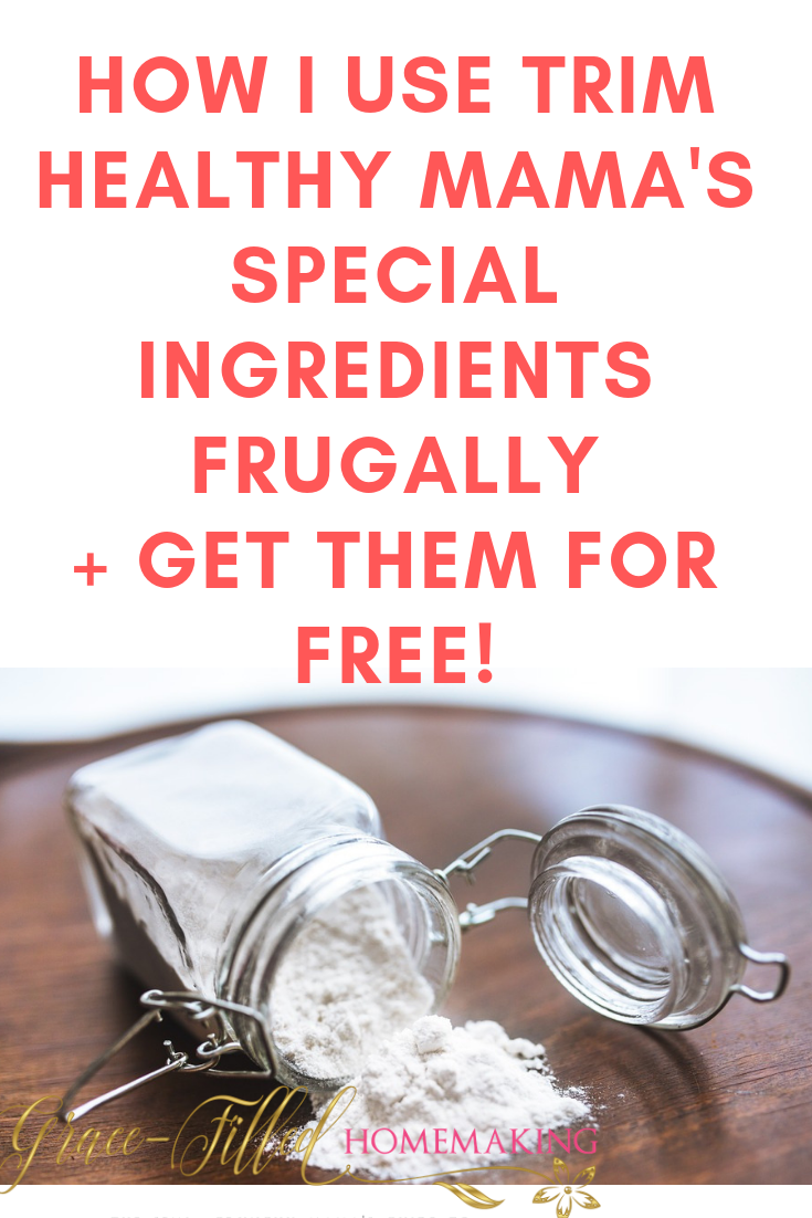 While Trim Healthy Mama special ingredients aren't needed, they most certainly are fun! Here's how I use them frugally and get them for free! 