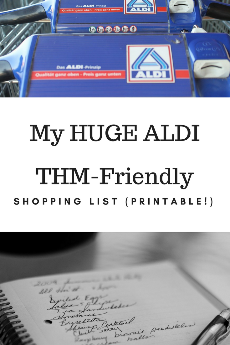 THM ALDI Shopping List