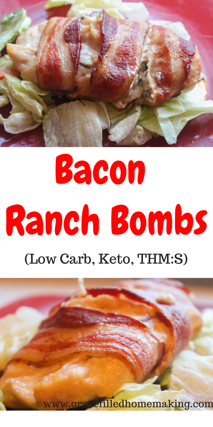 Bacon Ranch Bombs are the ultimate man-friendly low-carb dinner! 