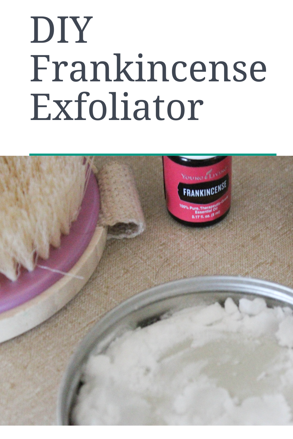 Need glowing skin, stat? Mix up a batch of my frankincense exfoliator! It uses all-natural ingredients and it smells amazing. 
