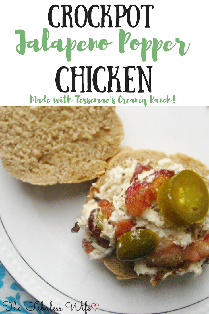 Crockpot Jalapeno Popper Chicken