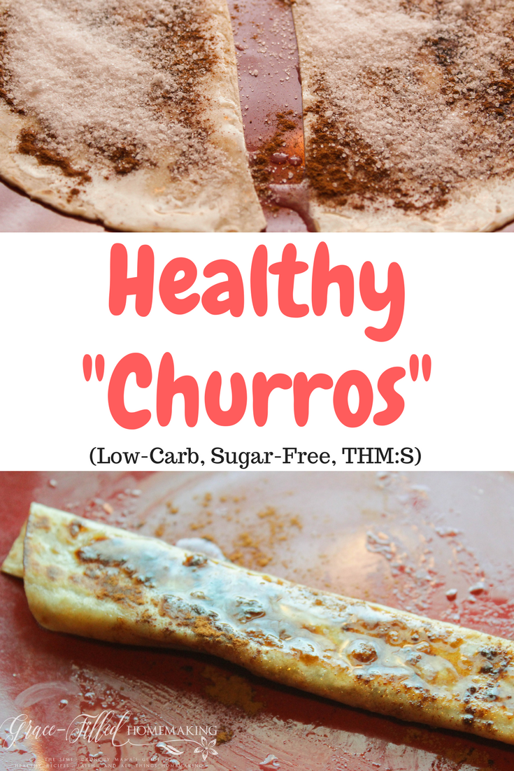 Low-carb, sugar-free, healthy churros!