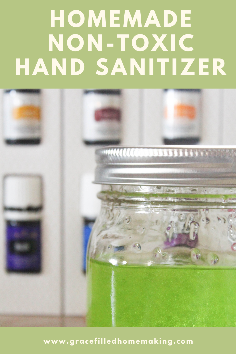 My Homemade Hand Sanitizer is frugal, non-toxic, and needs just four ingredients. It takes just a few minutes to make and smells great! 