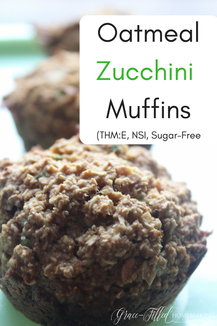 oatmeal zucchini muffins