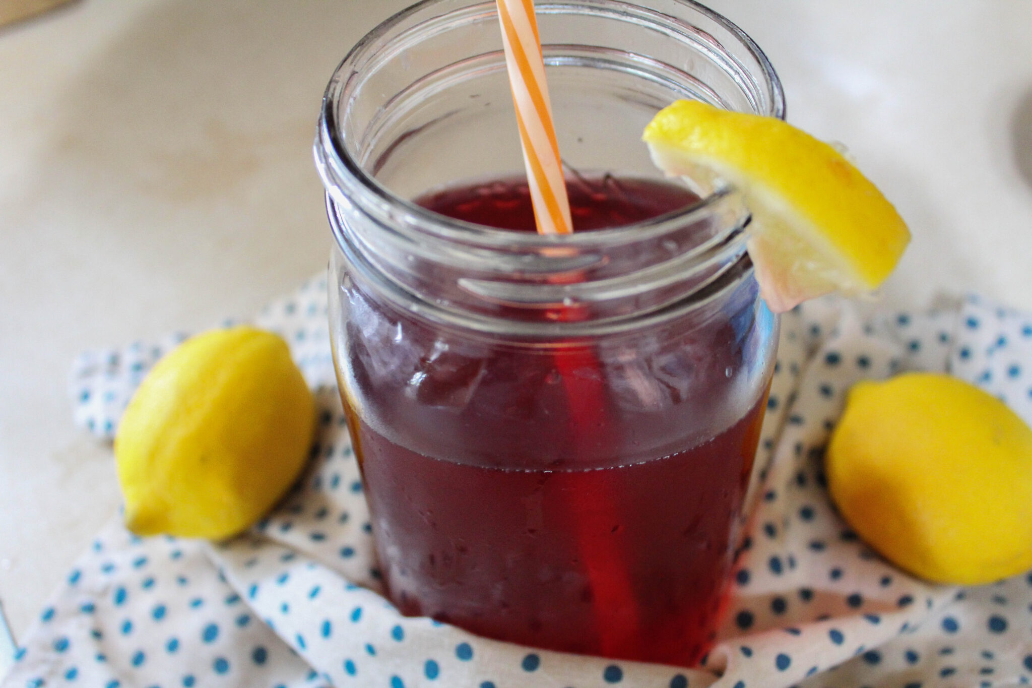 Starbucks Passion Tea Lemonade is one of my favorite drinks. I found a way to make this tea healthier and sugar-free! Check out how I did it here!