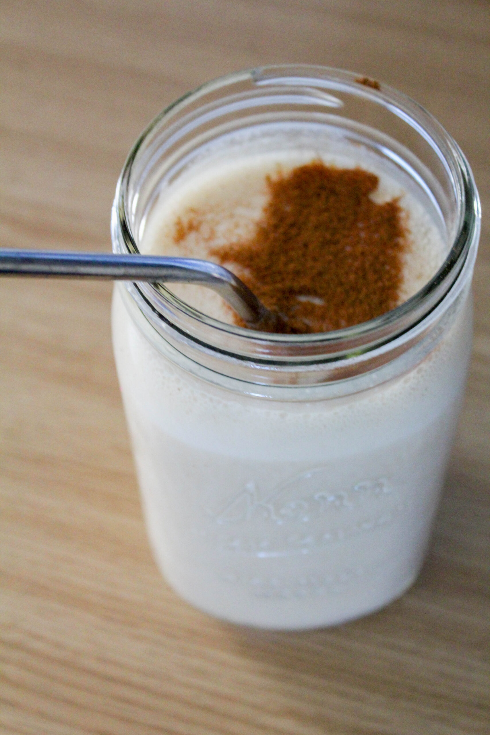  My Pumpkin Roll Shake is creamy, perfectly spiced and tastes like cake in a cup. This recipe is a THM:S, sugar-free, and keto friendly.