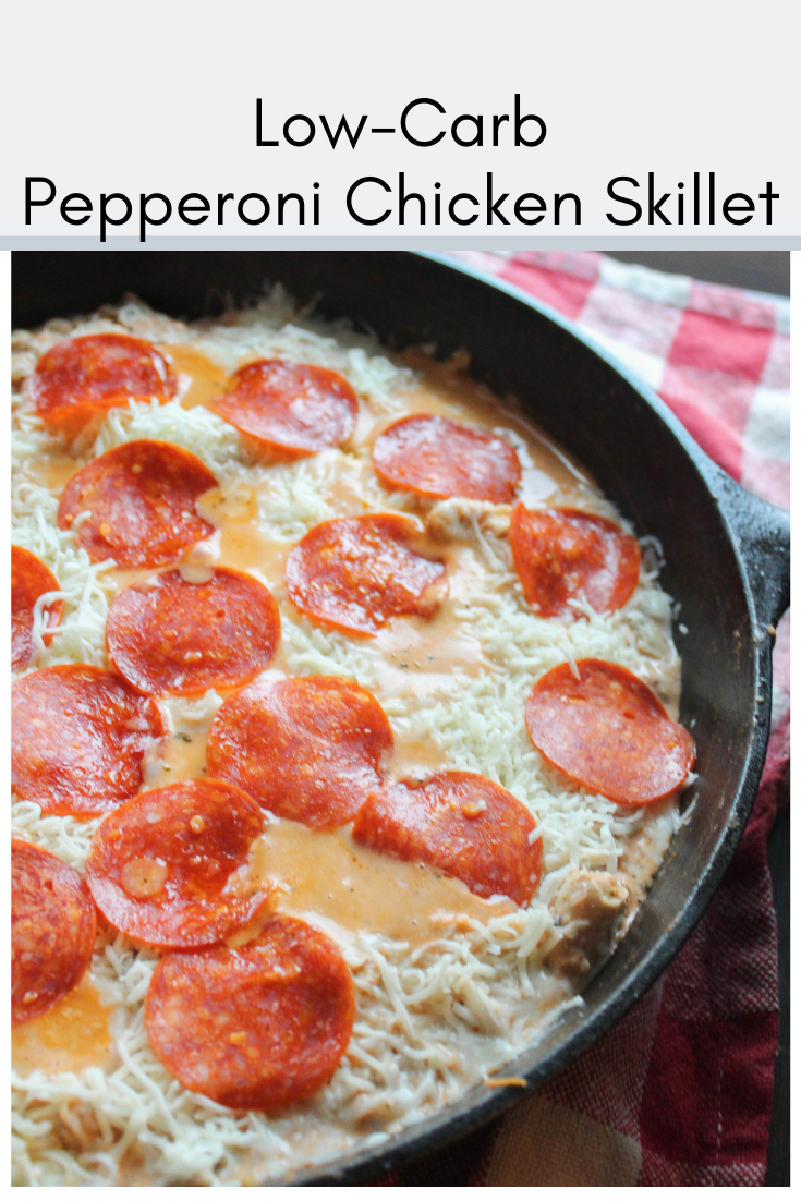 Pepperoni Chicken Skillet (Low-Carb, NSI, THM:S!) - Grace-Filled Homemaking