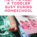 How to Keep a Toddler Busy During Homeschool Hours