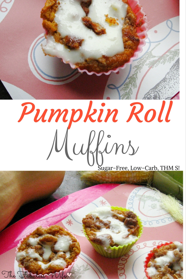 Pumpkin Roll Muffins