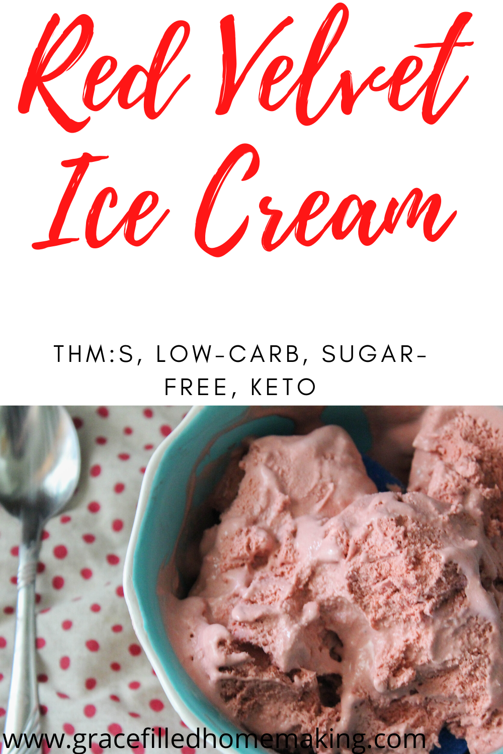 My red velvet ice cream is a decadent summer treat that won't hurt your waistline! It's a trim healthy mama s, keto, and sugar-free. 