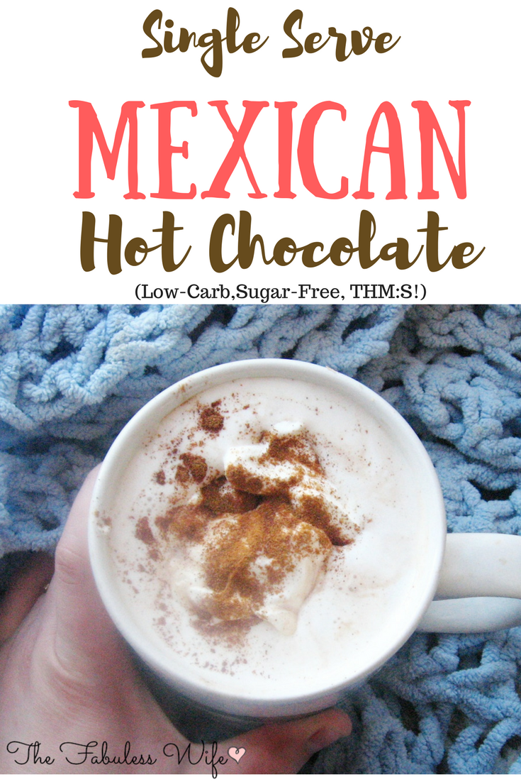 My Mexican Hot Chocolate is a unique spin on the traditional Winter favorite. This one has coconut oil! It's low-carb, sugar-free and THM S!