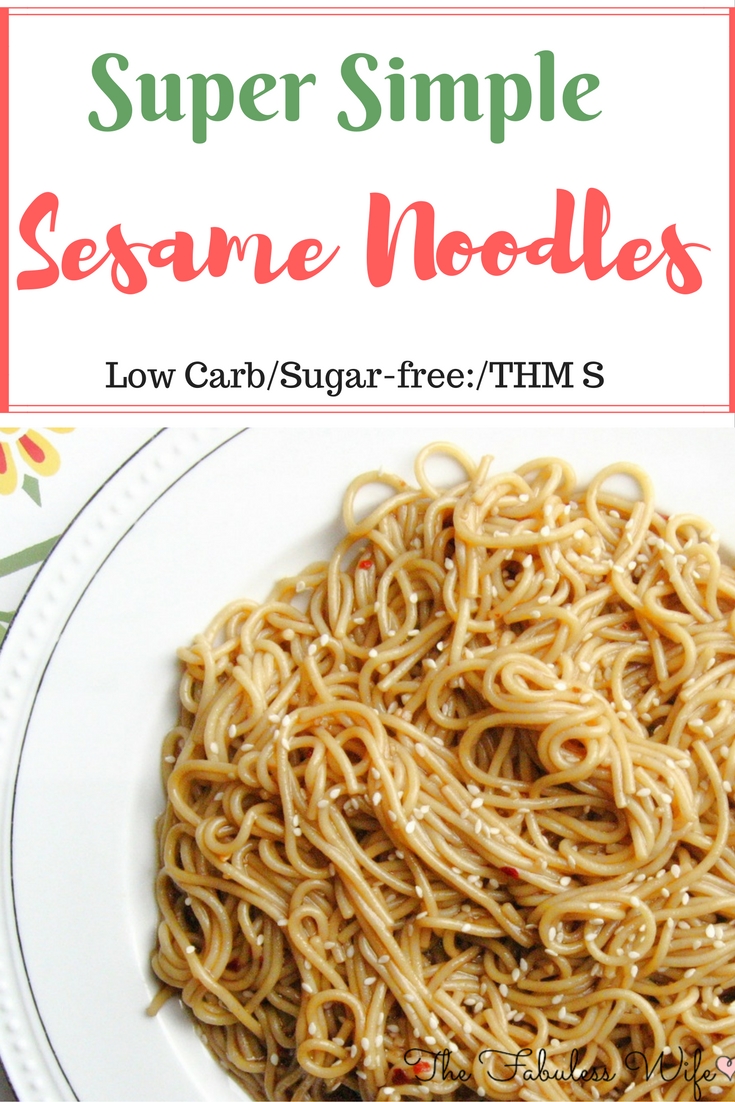 Low-Carb Sesame Noodles that rival take out!