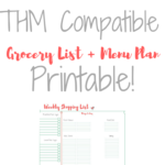 Trim Healthy Mama FREE Weekly Grocery List + Meal Plan Printable!