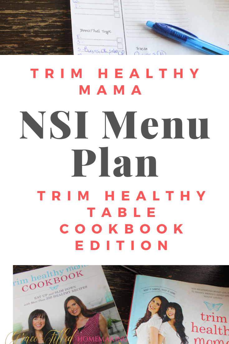 This Trim Healthy Table menu plan takes all the guesswork out of menu planning, at least for one week! It's NSI and easy to follow.